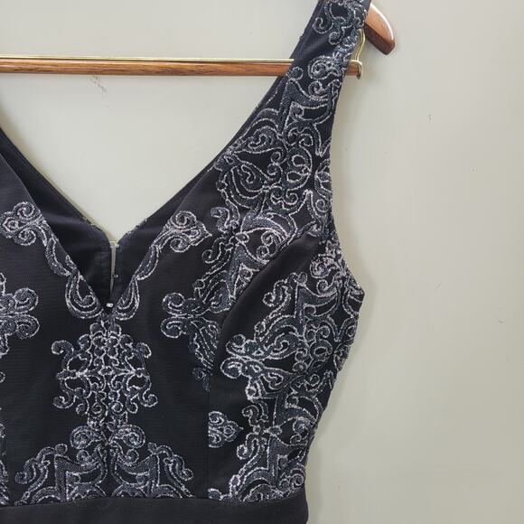 Windsor Women's Dress SZ 5 Natural Sequin Prom Homecoming Cocktail Party - Picture 3 of 12